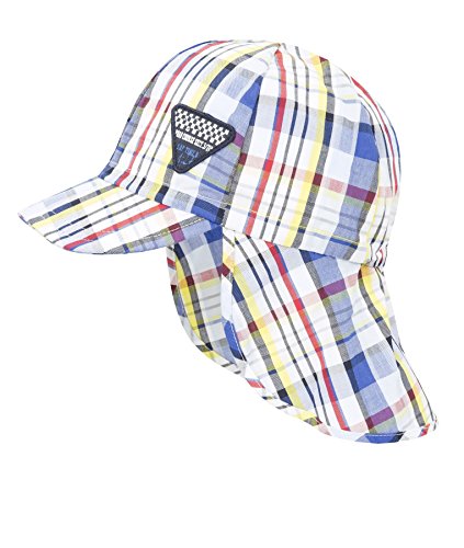 Döll Chłopięca czapka baseballowa z ochroną karku czapka, Niebieski (Daphne 3109), 49
