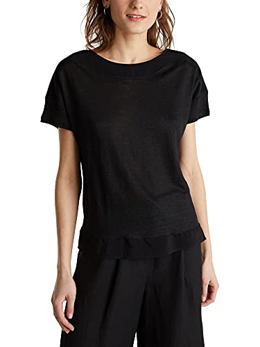 ESPRIT Collection T-shirt damski, 001/Black, S