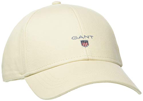 Gant Mężczyźni New Twill Czapka, Szary, Rozmiar Uniwersalny