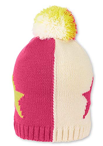 Sterntaler Dziewczęca Strickmütze Cappellopello czapka beanie, Różowy (magenta 745), Rozmiar Uniwersalny