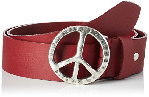 MGM Damski pasek Peace, Czerwony (Dkl.rot-asi 6), 80