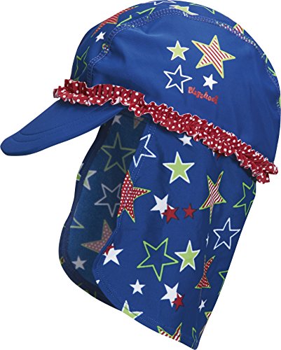 Playshoes Dziewczęca czapka z gwiazdami UV, niebieski (Original 900), M (Producent rozmiar: 51 cm)