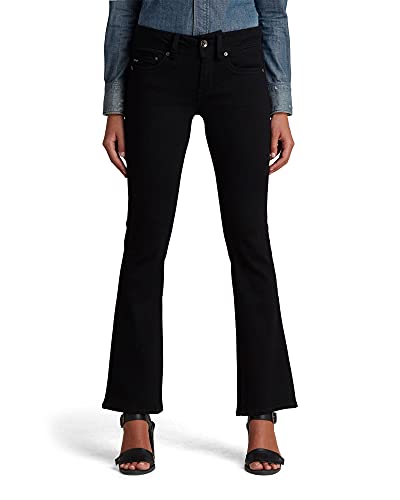 G-Star Midge Bootcut dżinsy damskie, Czarny (Pitch Black D01896-b964-a810), 27W / 30L