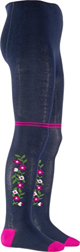 Playshoes Dziecięce rajstopy dla chłopców i dziewcząt, elastyczne bawełniane rajstopy z wygodnym ściągaczem, sprawdzone pod kątem substancji szkodliwych, z motywami wiejskiego domu