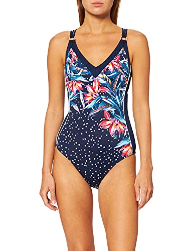 Schiesser Damski kostium kąpielowy Mix & Match, różnokolorowy (multicolor 1 904), 36