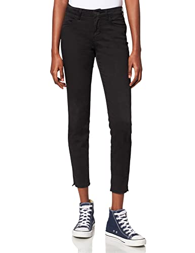 Wrangler Damskie spodnie Skinny Crop Straight Leg, czarny (black 100), 25W / 32L