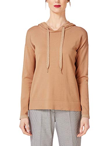 s.Oliver BLACK LABEL Sweter damski, brązowy (Milk Coffee 8442), 40 PL