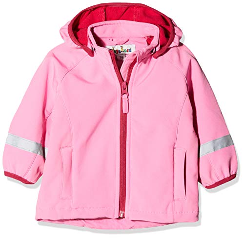 Playshoes Kurtka softshell dla dziewczynek, Różowy (różowy 18), 74