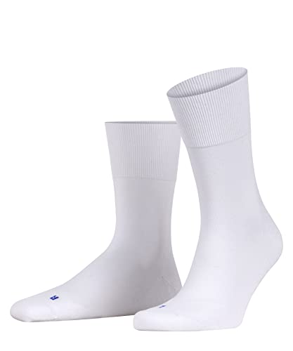 FALKE Uniseks Skarpety Run U SO Bawełna jednokolorowe 1 Para, Biały (White 2000), 42-43