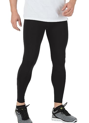 Trigema Męskie legginsy poliestrowe/elastan sportowe legginsy, czarny (schwarz 008), S