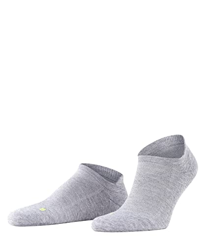 FALKE Uniseks Skarpety do trampek Cool Kick Sneaker U SN Oddychający I Szybkoschnący krótkie jednokolorowe 1 Para, Szary (Light Grey 3400), 42-43