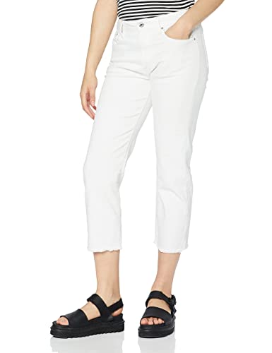 G-STAR RAW Dżinsy damskie 3301 Mid Waist Boyfriend RippedG-STAR RAW 3301 Mid Waist Boyfriend Ripped, Biały (Enzyme Stone Wash 9731-9246), 31W x 32L