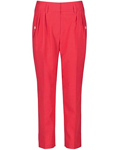 Taifun Damskie spodnie proste, Watermelon, 34 PL