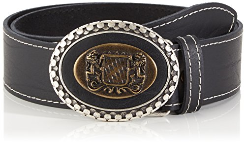 Werner Trachten Pasek unisex, Czarny (czarny Rugato 301), 80