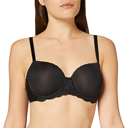 Triumph Modern Feeling WP – miseczki biustonosz z fiszbinami, czarny, 70B
