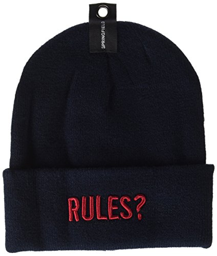 Desconocido Męska czapka Gorro Tejido Acrílico Texto Bordado, Niebieski (niebieski morski 10), Jeden rozmiar