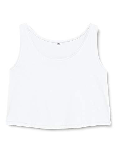 Build Your Brand Damska koszulka oversized tanktop, biały, 5XL