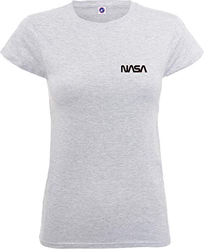 Brands In Limited Damska bluza z logo NASA Modern, szary (Sports Grey Spgry)., L