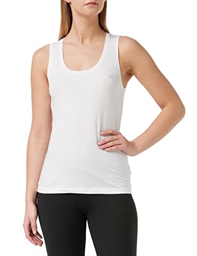 Emporio Armani Tank Iconic Cotton T-Shirt damski, biały A, XS
