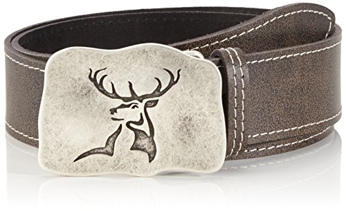 Werner Trachten Pasek do stroju ludowego, uniseks, Brązowy (brązowy 502), 120