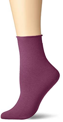 KUNERT Damskie skarpety Sensual Cotton Socken, fioletowe (Purple Pink 5650), (rozmiar producenta: 35/38)