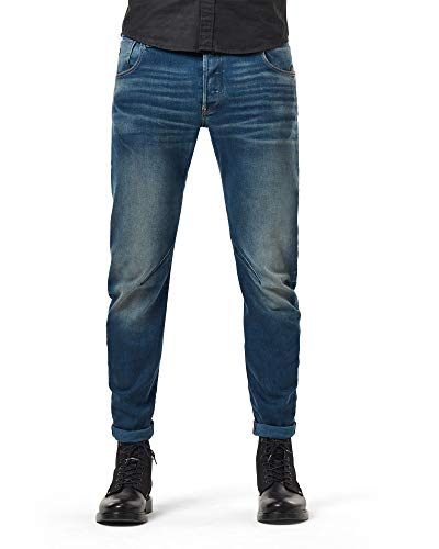 G-STAR RAW Męska koszula rekreacyjna Arc 3D, Niebieski (Medium Aged 51030-6090-071), 32W / 34L