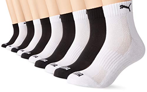 PUMA Skarpety uniseks (5 sztuk), czarny/biały, 43-46 EU
