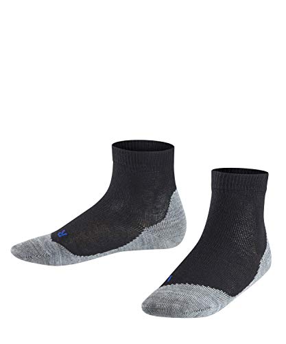 FALKE Skarpety dziecięce Active Sunny Days - mieszanka bawełny, 1 para, czarne (Black 3000), rozmiar: 23-26