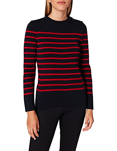 Armor Lux Sweter damski, Wielokolorowa (Rich Navy/Braise Ii9), S