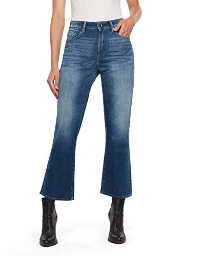 G-STAR RAW Codam High Kick Flare 78 dżinsy damskie, niebieski (Faded kobalt C046-b201), 28W / 34L