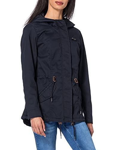 ONLY Damska kurtka lniana parka, Blue Graphite II, XS