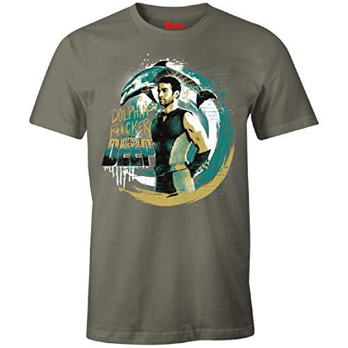 cotton division T-shirt męski, khaki, XXL