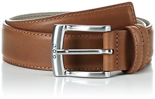 G.O.L. chłopięcy pasek skórzany, brązowy (Cognac 40), 65 cm