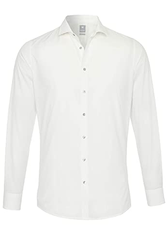 Pure Męska koszula z długim rękawem 3377-772 City Silver klasyczna z długim rękawem, czarna, L