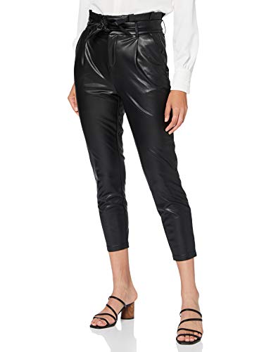 ONLY Onlpoptrash Yo Pu Easy Paperbag Pnt spodnie damskie, czarny, M