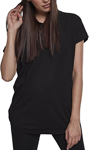 Urban Classics Damska koszulka z kapturem bez rękawów, czarny, 4XL