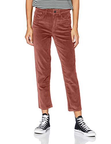 ONLY Onlemily Global Life Hw Crpank Rwcrd PNT spodnie damskie, Burlwood, 36W x 32L