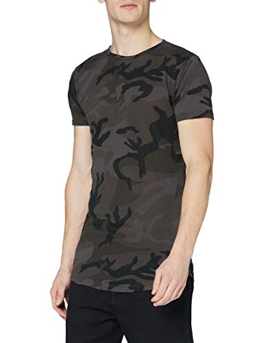 Urban Classics Męski t-shirt Camo Shaped Long Tee