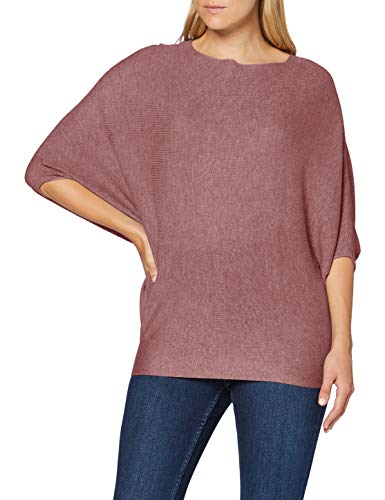 JACQUELINE de YONG Damski sweter z dzianiny z rękawami nietoperza, Wistful Mauve, S