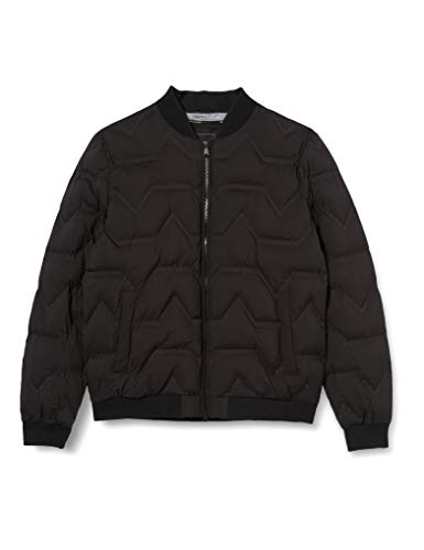 Geox Męska kurtka M Calarossa Quilted, czarny, 52