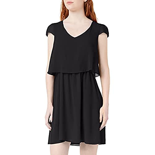 Naf Naf Damska sukienka New Joey, czarny (Noir 625), 40