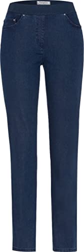Raphaela by Brax Damskie spodnie jeansowe slim 10-6220 Pamina, rozm. W40/L30 (rozmiar producenta: 50 krótki), niebieskie (Stoned 25), niebieski (Stoned 25), 40W / 30L