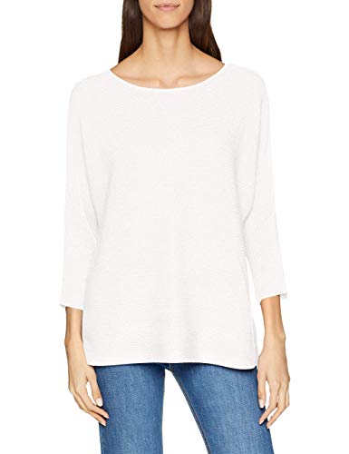 VERO MODA Damski sweter z dzianiny 3/4 rękawy, Snow White, XL