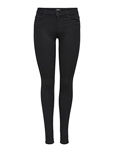 Only Royal Reg Skinny Pim600 Noos Jeansy Damskie, Czarne, (L) W x 34L