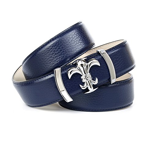 Anthoni Crown Pasek damski, niebieski (ciemnoniebieski 080), (Rozmiar producenta:90)