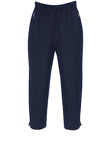 Trigema Damskie spodnie sportowe, niebieski (niebieski 046), XXL