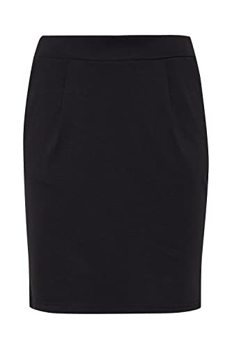 ICHI Spódnica damska Kate Sk, Czarny (czarny 10001), M