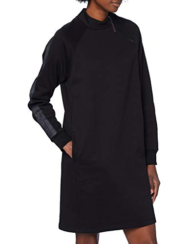 G-STAR RAW Damska koszula Mock Neck, Dk Black A612-6484, XXS