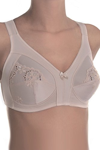 Sassa Damski biustonosz Soft-bh Funktion na co dzień, Biały (Puder 00400), 115B
