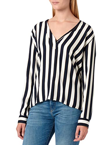 Wrangler Damska koszula w paski, kość słoniowa (Offwhite 02), L
